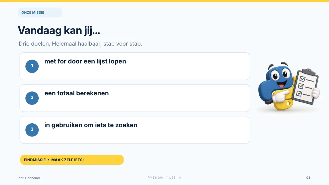 Dia 3 van les 14